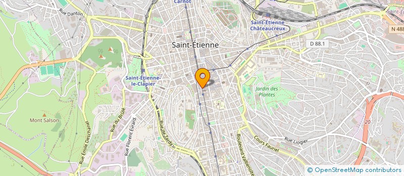 localisation de l'entreprise HISTOIRE ET PATRIMOINE DE ST ETIENNE à SAINT-ETIENNE