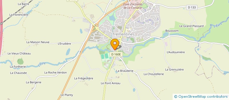 localisation de l'entreprise HISTOIRE ET PATRIMOINE DE TREMENTINES  TREMENTINES