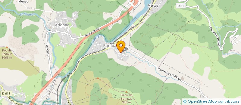 localisation de l'entreprise HISTOIRE ET PATRIMOINE DU TARASCONNAIS à TARASCON-SUR-ARIEGE