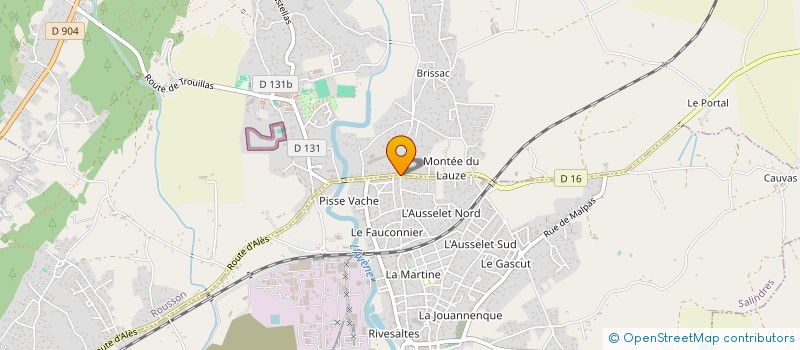 localisation de l'entreprise HISTOIRE ET TRADITION  SALINDRES