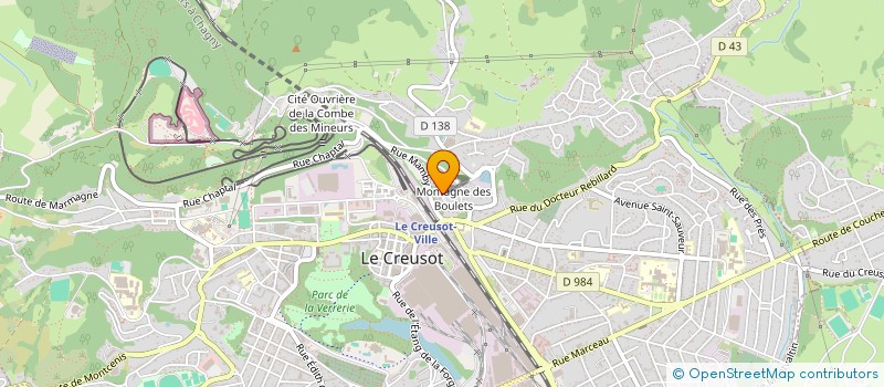localisation de l'entreprise HISTOIRE ET VIE à LE CREUSOT