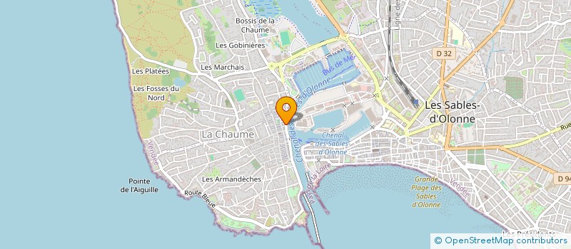 localisation de l'entreprise HISTOIRE MEMOIRE ET PASSION  LES SABLES D'OLONNE