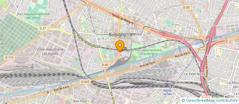 localisation de l'entreprise HISTOIRE MEMOIRE OUVRIERE SEINE ST DENIS à BOBIGNY