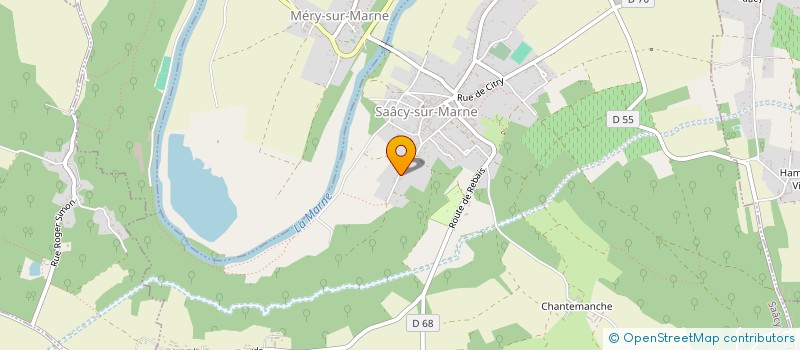 localisation de l'entreprise HISTOIRE MEMORIELLE DE NOTRE BOUCLE DE MARNE AU VINGTIEME SIECLE - CITRY, NANTEUIL, SAACY, MERY, LUZANCY  SAACY-SUR-MARNE