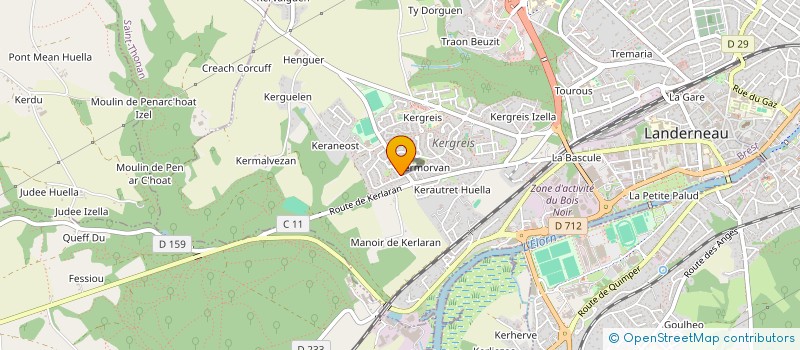 localisation de l'entreprise HISTOIRE(S) EN MUSIQUES à LANDERNEAU