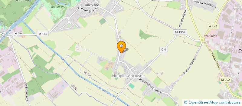 localisation de l'entreprise HISTOIRES D'AILES  HOUPLIN-ANCOISNE