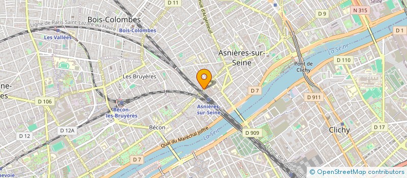 localisation de l'entreprise HISTOIRES D'ANGES à ASNIERES-SUR-SEINE