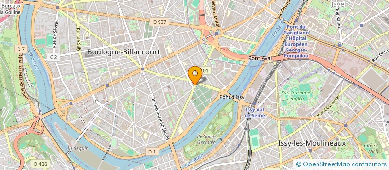 localisation de l'entreprise HISTOIRES D'ANIMAUX à BOULOGNE-BILLANCOURT
