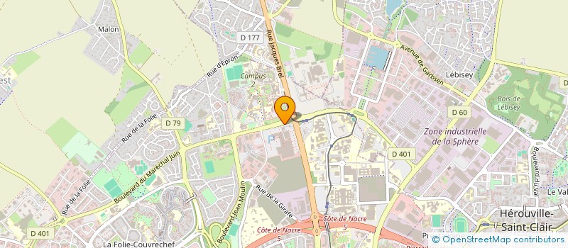 localisation de l'entreprise HISTOIRES D'IMAGES à CAEN