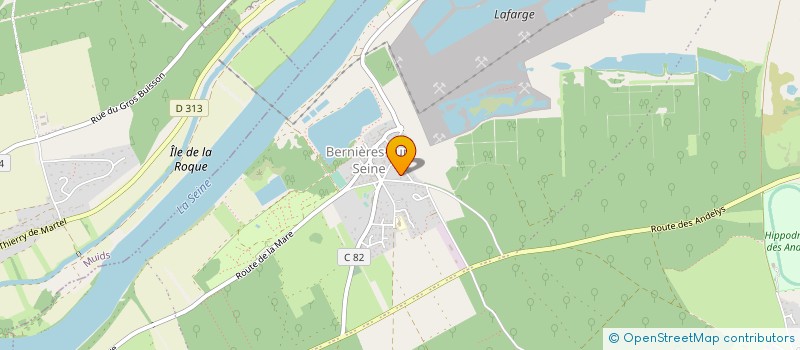 localisation de l'entreprise HISTOIRES D'INTERIEURS à LES TROIS LACS