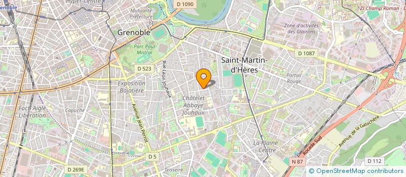 localisation de l'entreprise HISTOIRES D'OBSCURITE à GRENOBLE