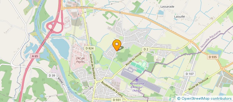 localisation de l'entreprise HISTOIRES DE BOIS à AIRE-SUR-L'ADOUR