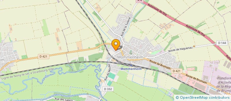 localisation de l'entreprise HISTOIRES DE FAMILLE  MOMMENHEIM