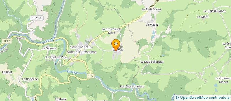 localisation de l'entreprise HISTOIRES DE LAITS à SAINT-MARTIN-SAINTE-CATHERINE