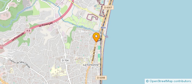localisation de l'entreprise HISTOIRES DE PARTAGER L'ARCHITECTURE  ANTIBES
