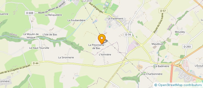 localisation de l'entreprise HISTOIRES DE POULES  GRATOT