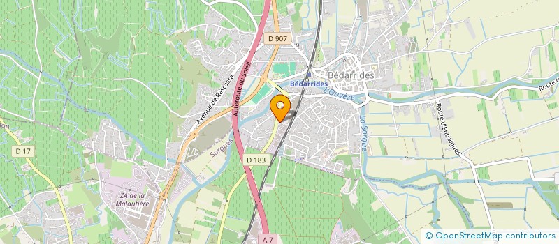 localisation de l'entreprise HISTOIRES DE ROBES  BEDARRIDES