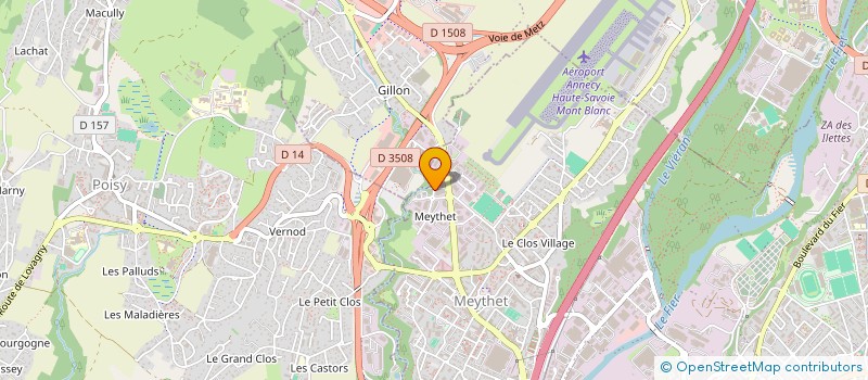 localisation de l'entreprise HISTOIRES IMMOBILIERES à ANNECY