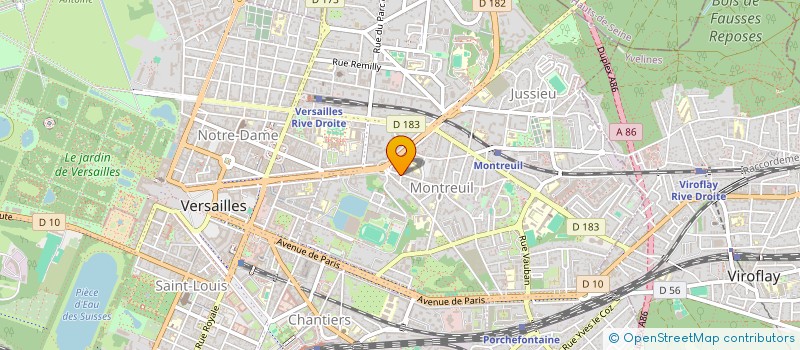 localisation de l'entreprise HISTOIREVENT à VERSAILLES