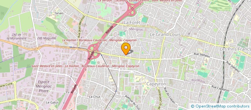 localisation de l'entreprise HISTORIA à MERIGNAC