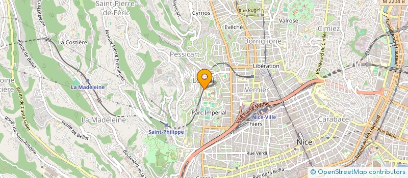 localisation de l'entreprise HISTORIA à NICE