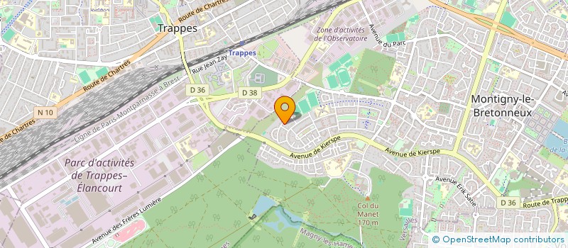 localisation de l'entreprise HISTORIAE à MONTIGNY-LE-BRETONNEUX