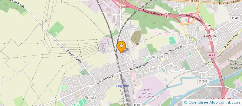 localisation de l'entreprise HISTRION à ROEULX