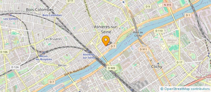 localisation de l'entreprise HISY  ASNIERES-SUR-SEINE