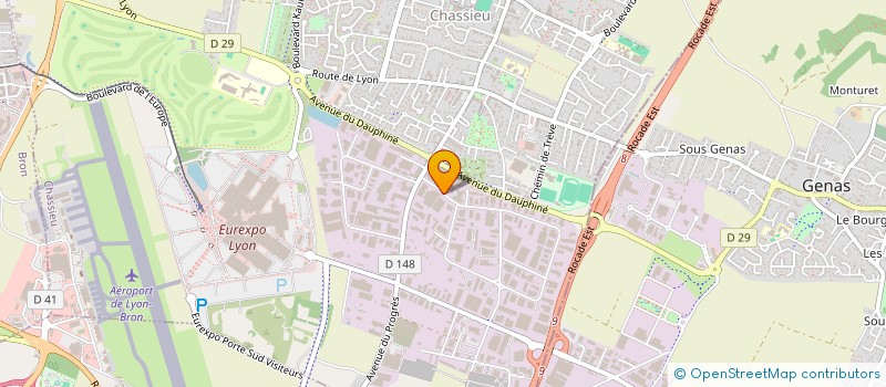 localisation de l'entreprise HIT  CHASSIEU