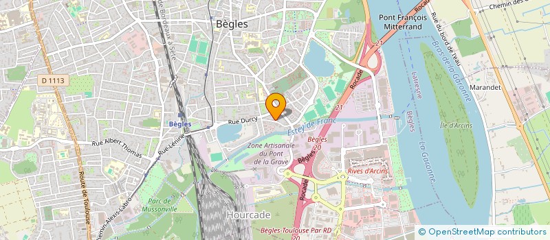 localisation de l'entreprise HIT'N DROP à BEGLES