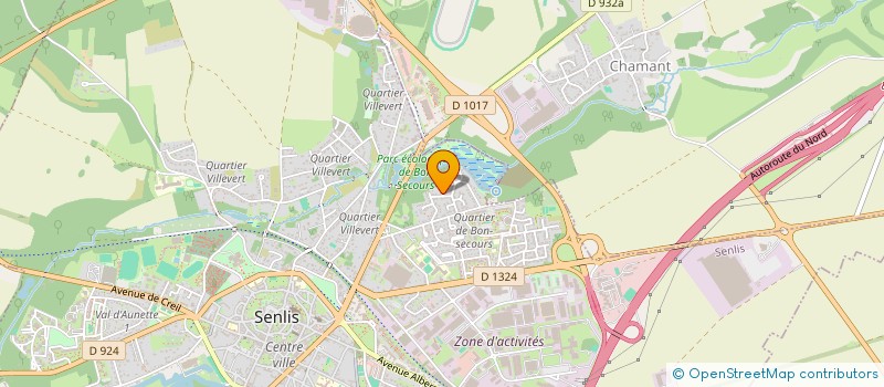localisation de l'entreprise HIT SQUAD à SENLIS