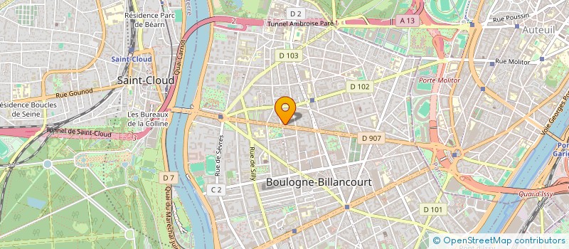 localisation de l'entreprise HIT THAI à BOULOGNE-BILLANCOURT