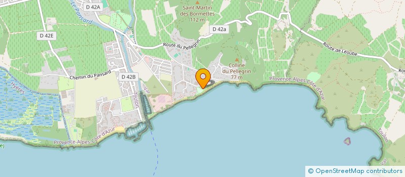 localisation de l'entreprise HITACHI PLONGEE à LA LONDE-LES-MAURES