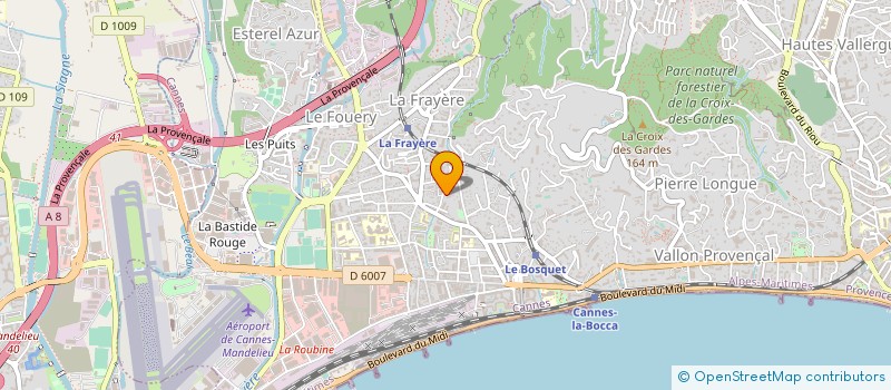localisation de l'entreprise HITCH-HOUSE DRIVER à CANNES