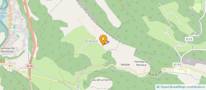 localisation de l'entreprise HITCHOU à ARABAUX