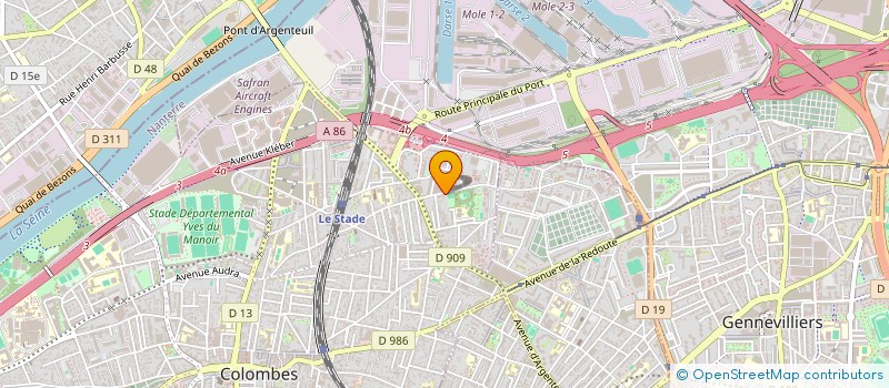 localisation de l'entreprise HITECH ELECTRONIC  COLOMBES