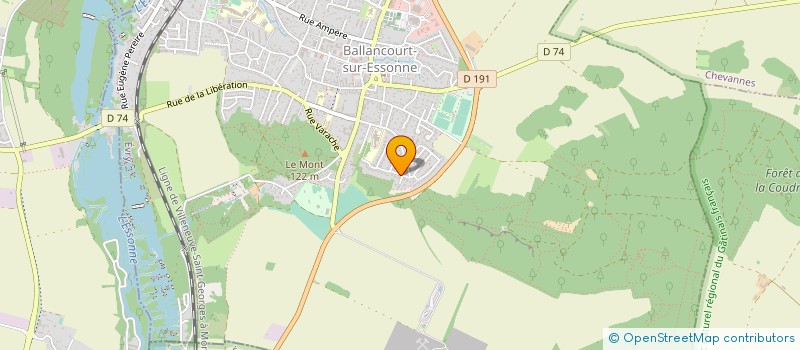 localisation de l'entreprise HITECH FRANCE  BALLANCOURT-SUR-ESSONNE