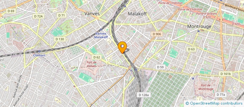 localisation de l'entreprise HITECHPROS STAFFING  MALAKOFF