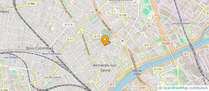 localisation de l'entreprise HITERATION CONSULTING à ASNIERES-SUR-SEINE