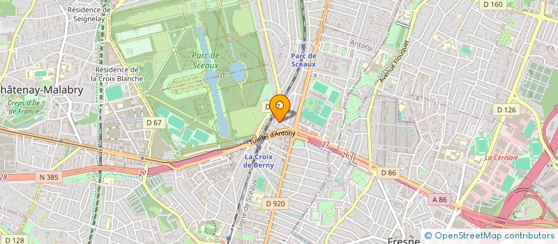 localisation de l'entreprise HITEXBAU FRANCE à ANTONY