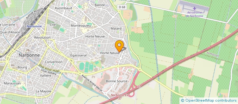 localisation de l'entreprise HITNFIT  NARBONNE