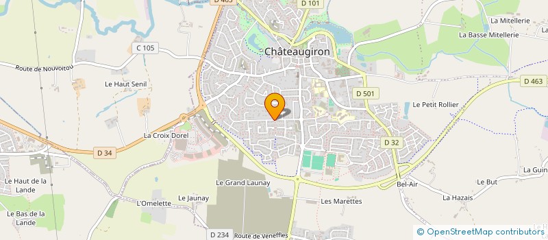 localisation de l'entreprise HITRANGA MADA à CHATEAUGIRON
