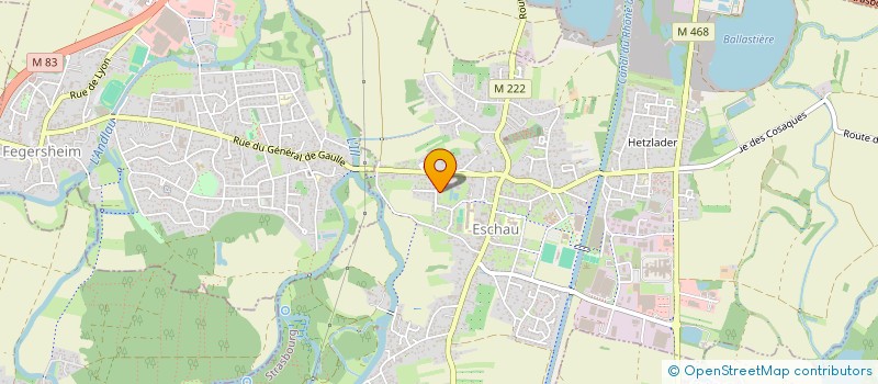 localisation de l'entreprise HITS 1  ESCHAU