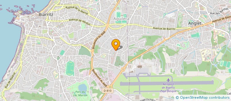 localisation de l'entreprise HITS 64 à BIARRITZ