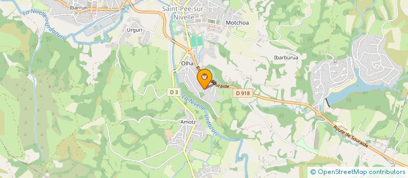 localisation de l'entreprise HITZA à SAINT-PEE-SUR-NIVELLE