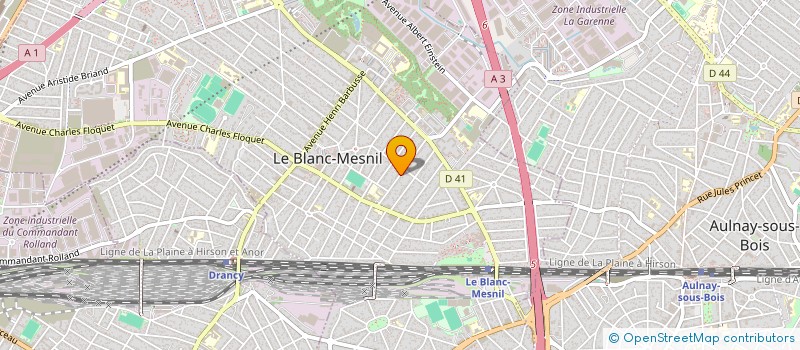 localisation de l'entreprise HIVA à LE BLANC-MESNIL