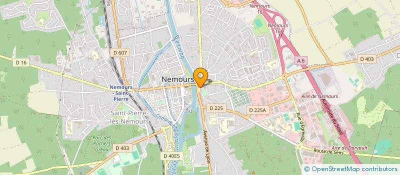 localisation de l'entreprise HIVA OA  NEMOURS