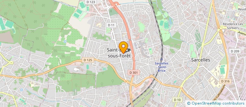 localisation de l'entreprise HIVARON à SAINT-BRICE-SOUS-FORET