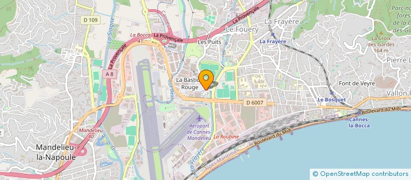 localisation de l'entreprise HIVE COMPUTING SERVICES SAS à CANNES