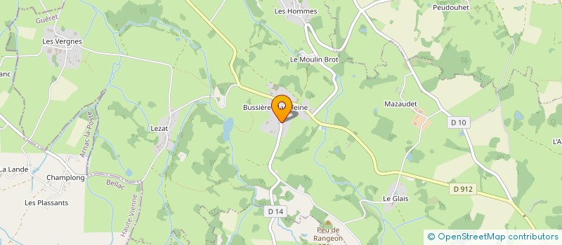 localisation de l'entreprise HIVE ENERGY  LA SOUTERRAINE